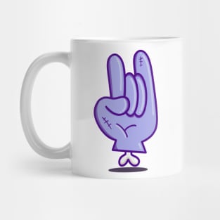 Mano Calaverica Morada Mug